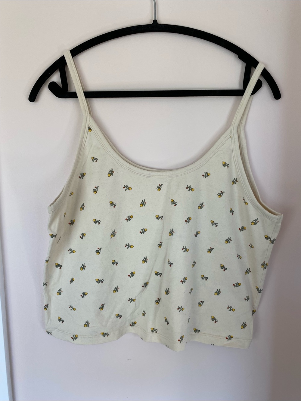 ARQ cropped tank, Calico print, 4X - like new